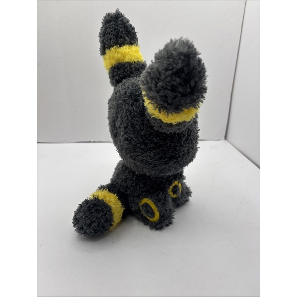 Sekiguchi Moko Umbreon Blackie Fluffy Plushie 11" Made In China - Picture 10 of 13